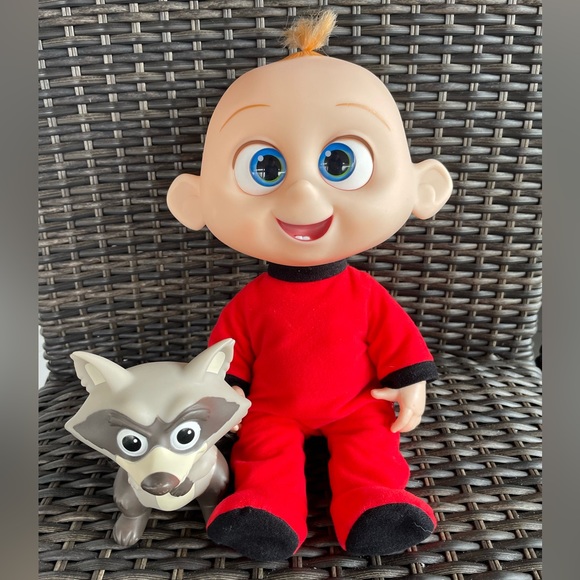 Disney Toys Incredible Jack Jack Attack Doll With Raccoon Poshmark